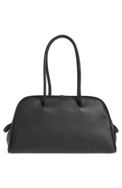 Jacquemus Le Turismo Leather Bowling Bag In Black