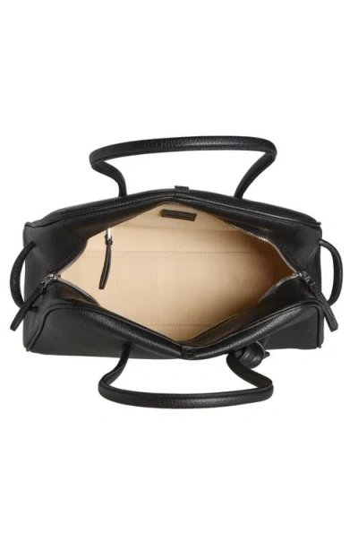 Jacquemus Le Turismo Leather Bowling Bag In Black