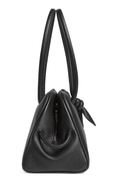 Jacquemus Le Turismo Leather Bowling Bag In Black