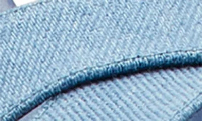 Stuart Weitzman Dayna Denim Crisscross Wedge Espadrilles In Washed/natural