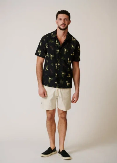 Leisure Lab Jaco Button Up In Midnight