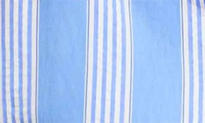 Foxcroft Mix Stripe Button-up Shirt In Blue Multi