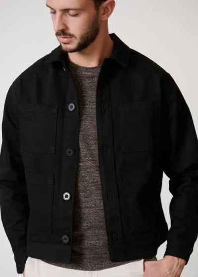 Leisure Lab Ranch Jacket In Matte Black