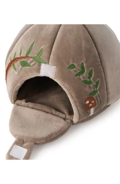 Elegant Baby Dino Friend Set Of 3 Plush Toys & Storage Bag In Multi