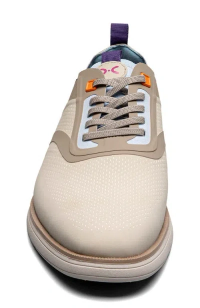 Stacy Adams Everidge Mens Round Closed Toe Slip-on Shoe In Cream Multi