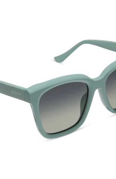 Diff Meredith 54mm Square Sunglasses In Grey Gradient