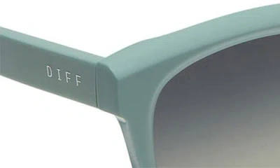 Diff Meredith 54mm Square Sunglasses In Grey Gradient