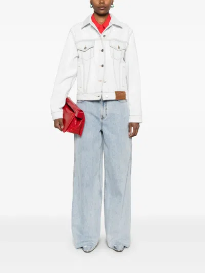 Bally Knee Length Jacket Buttoned Cuffs In Blue