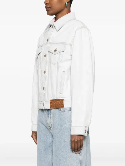 Bally Knee Length Jacket Buttoned Cuffs In Blue