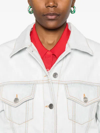 Bally Knee Length Jacket Buttoned Cuffs In Blue