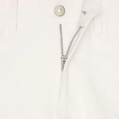 Celine Cotton Denim Jeans Men In White