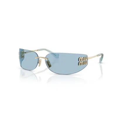Miu Miu Rimless Sunglasses In Zvn10p