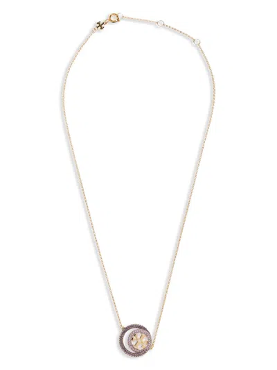 Tory Burch Charm-detail Necklace In Gold