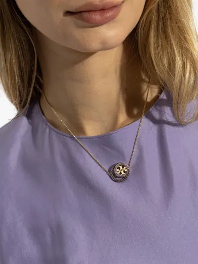 Tory Burch Charm-detail Necklace In Gold