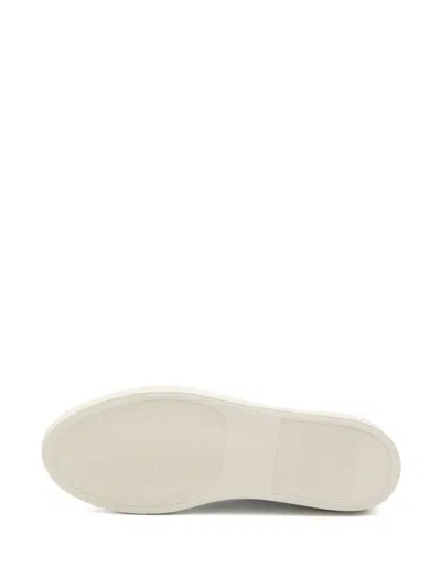 Common Projects Bball Duo Leather And Suede Sneakers In White