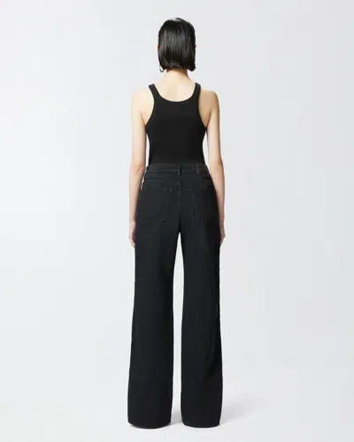 Pinko Semi-trasparent Black 'wipe' Top With Horses In Noir Limousine