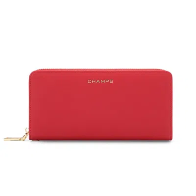 Champs Iconic / Zip-around Wallet In Red