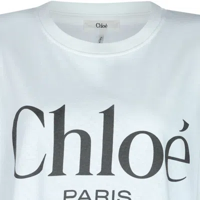 Shop Chloé T-shirts And Polos In White