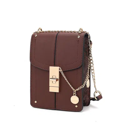 Mkf Collection By Mia K Iona Women's Stylish Crossbody Bag By Mia K In Brown