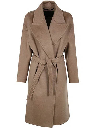 Max Mara Estella Wool And Cashmere Coat In Beige