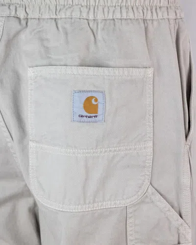 Carhartt Wip Pantalone Flint Fleur De Sel In Toni Neutri