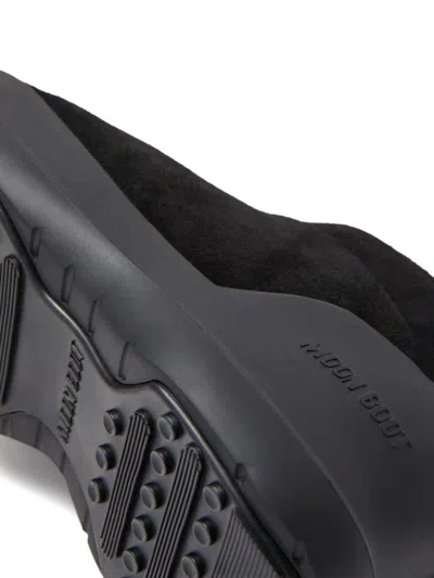 Moon Boot Capsule Moon Boot Luna Low Suede Snow Boots In Black