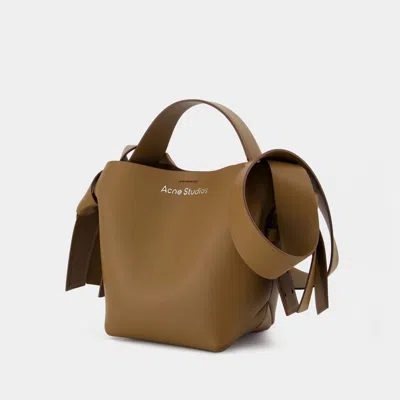 Acne Studios Musubi Mini R Crossbody In Brown