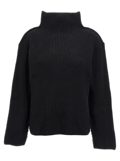 Marni Black Wool Turtleneck In Black