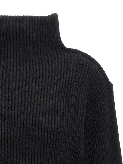 Marni Black Wool Turtleneck In Black