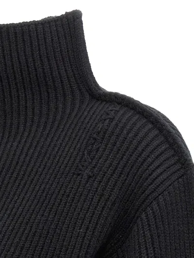 Marni Black Wool Turtleneck In Black
