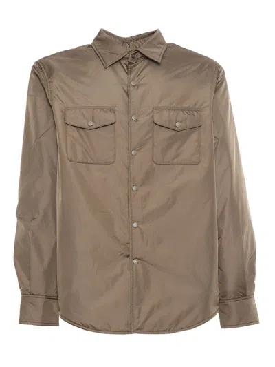 Aspesi Jacket With Chest Pockets And Long Sleeves In Brown