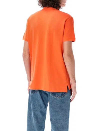 Polo Ralph Lauren Custon Slim Fit Polo Shirt In Orange