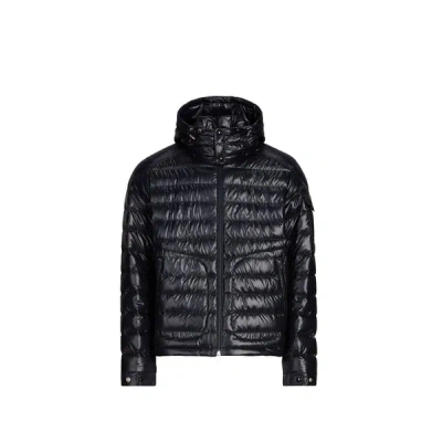 Moncler Lauros Recycled Polyester Down Jacket In Black