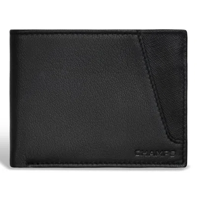 Champs Iconic Bifold Wallet In Black