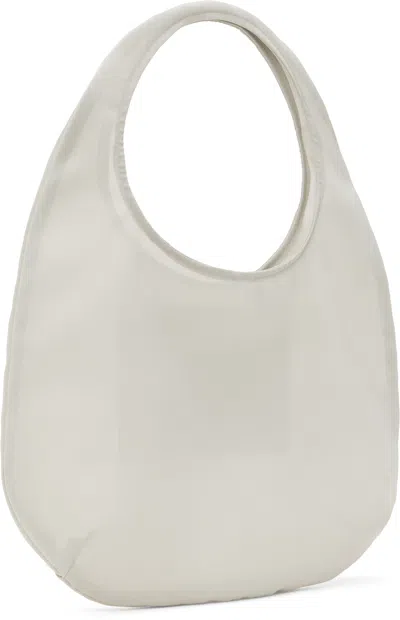 Amomento Beige Sheer Tote In Beige