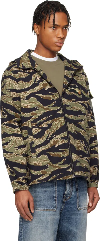 Givenchy Camouflage-print Cotton-canvas Hooded Jacket In Multicolored