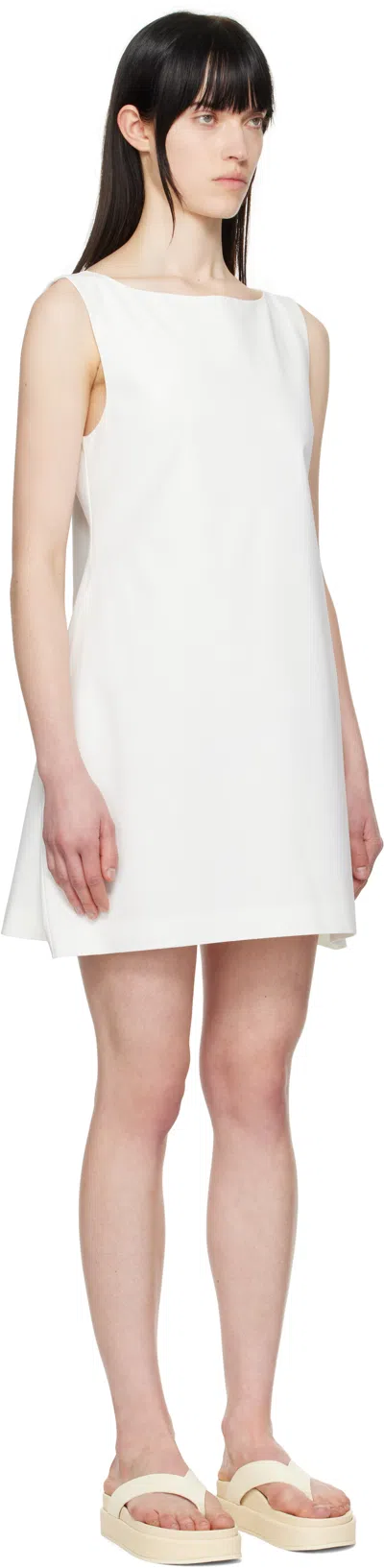 Amomento White Hourglass Minidress In White