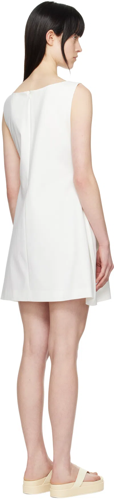 Amomento White Hourglass Minidress In White