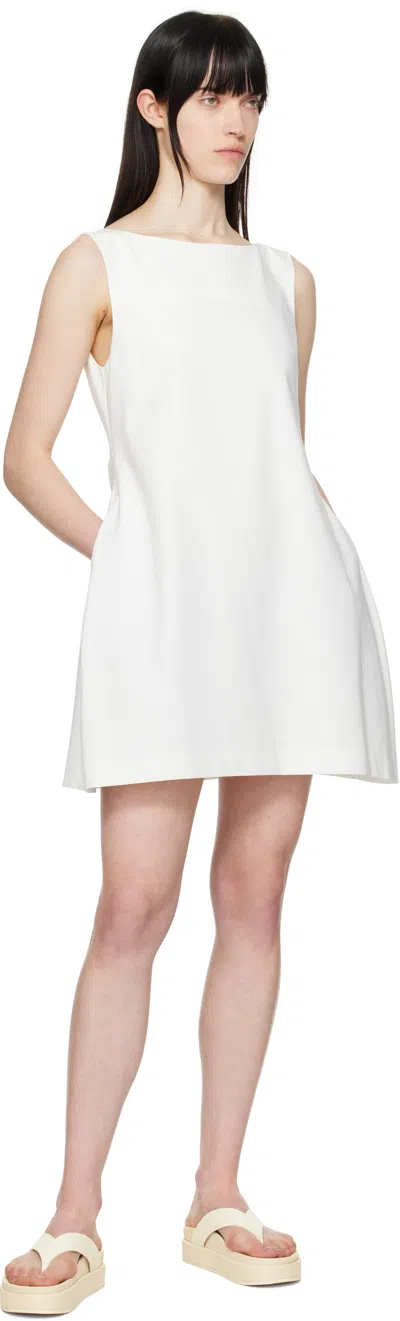 Amomento White Hourglass Minidress In White