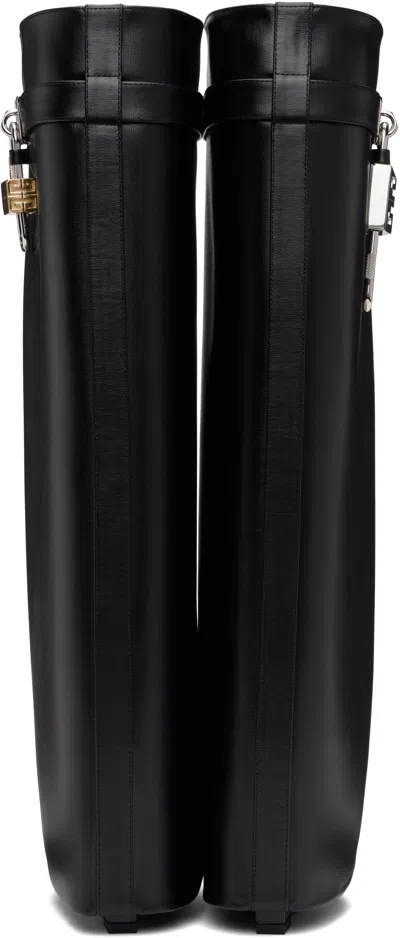 Givenchy Alexander Mcqueen White Leather Sneakers With Orange Leather Heel In Black