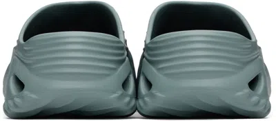 Crocs Blue Echo Wave Clogs In Pond