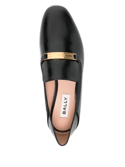 Bally Leather Loafers In Black