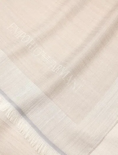 Emporio Armani Scarfs In London Fog