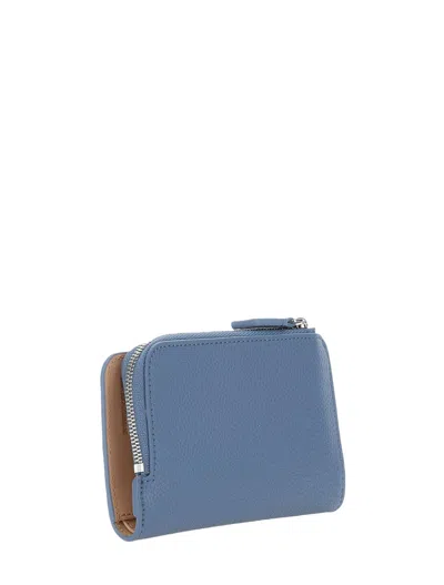 Emporio Armani Official Store Deer-print Myea Wallet With Coin Purse In Grey
