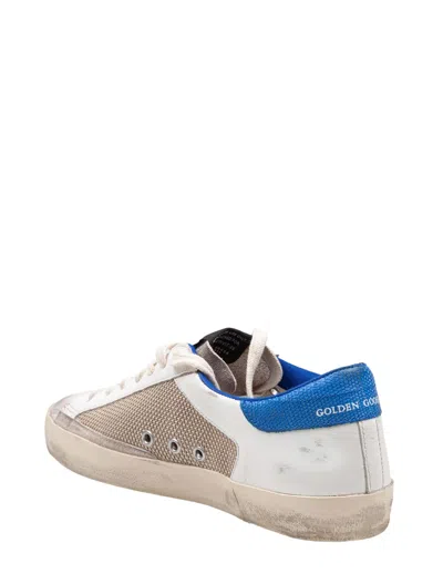 Golden Goose Suede And Fabric Sneakers In Neutral