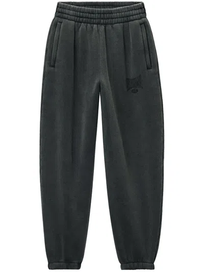 Alexander Wang Graphic Track Pants In Black