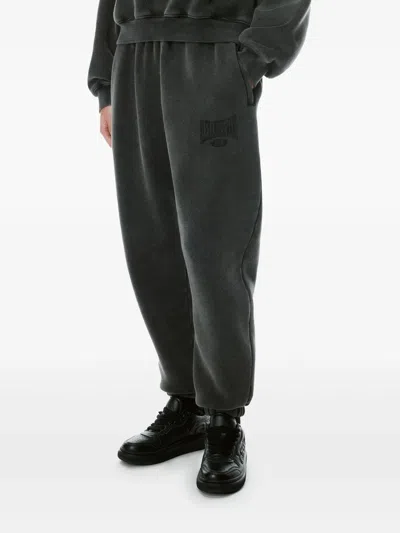 Alexander Wang Graphic Track Pants In Black