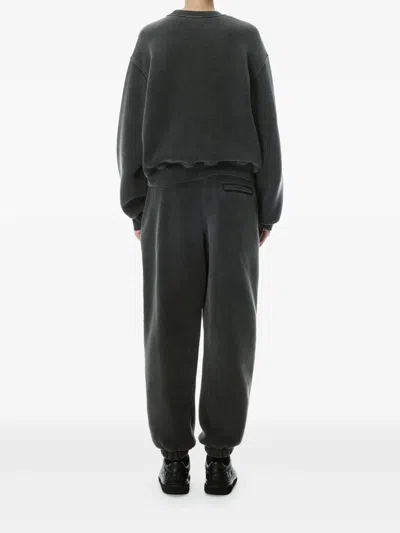 Alexander Wang Graphic Track Pants In Black