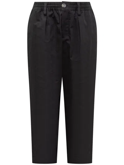 Marni Water-repellent Taffeta Trousers In Black