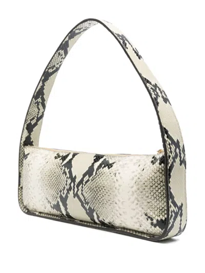 Khaite Lori Python-embossed Leather Shoulder Bag In Beige